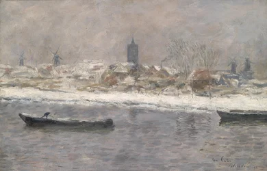 Veduta invernale di Schiedam